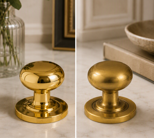 Lacquered vs. Unlacquered Polished Brass Hinges: What’s the Difference?