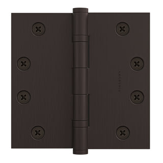 4x4 Inch Solid Brass Ball Bearing Door Hinge - Oil-Rubbed Bronze (US10B) - Finsbury Hardware