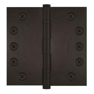 5x5 Inch Solid Brass Ball Bearing Door Hinge - Oil-Rubbed Bronze (US10B) - Finsbury Hardware