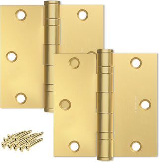 3" x 3" NRP steel ball bearing hinge, Matte Gold