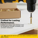 Solid brass #12 wood screws, unlacquered