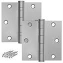 3.5x3.5" NRP steel ball bearing hinge, Matte Silver