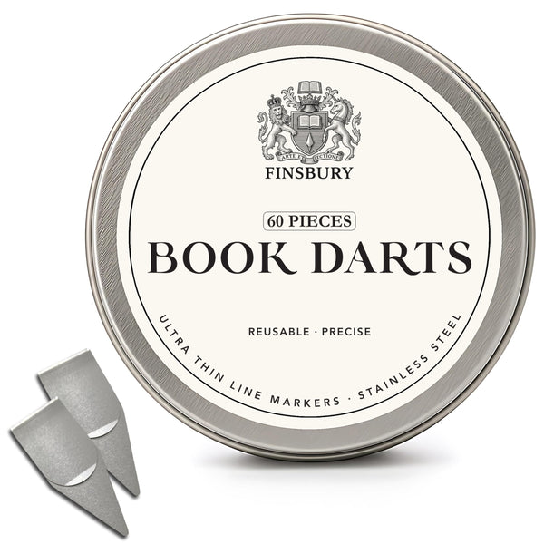Finsbury Book Darts line markers with tin