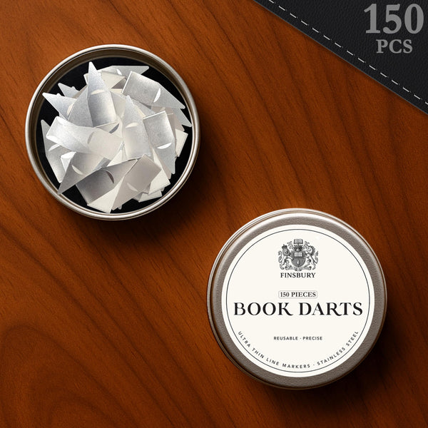 Finsbury Book Darts line markers with tin