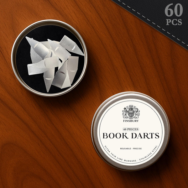 Finsbury Book Darts line markers with tin