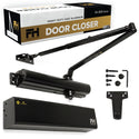 Heavy Duty Aluminum Commercial Door Closer - Matte Black