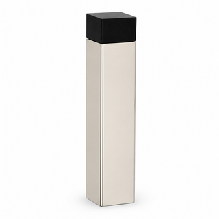 3" 1/8” Wall-Mount Square Door Stop – Solid Brass, Residential Grade, Polished Nickel (US14)