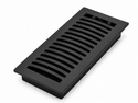 Modern Floor Vent with Adjustable Air Flow – Standard 4"×10" – Matte Black Finish (US19)