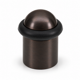 Heavy Duty Solid Brass Floor Door Stop Dome Low Profile 1-3/4" Oil Rubbed Bronze Finish (US10B)