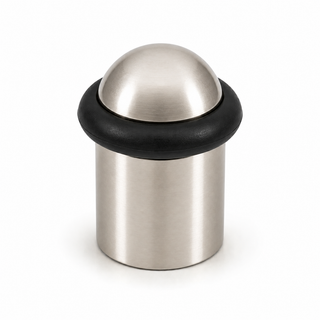 Heavy Duty Solid Brass Floor Door Stop Dome Low Profile 1-3/4" Satin Nickel Finish (US15)