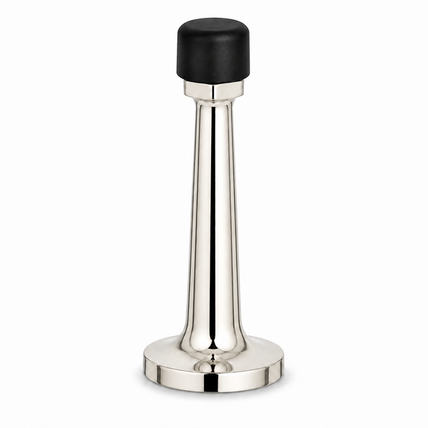 3″ Wall-Mount Door Stop – Solid Brass, Residential Grade, Polished Nickel (US14)