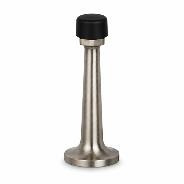 3″ Wall-Mount Door Stop – Solid Brass, Residential Grade, Satin Nickel (US15)
