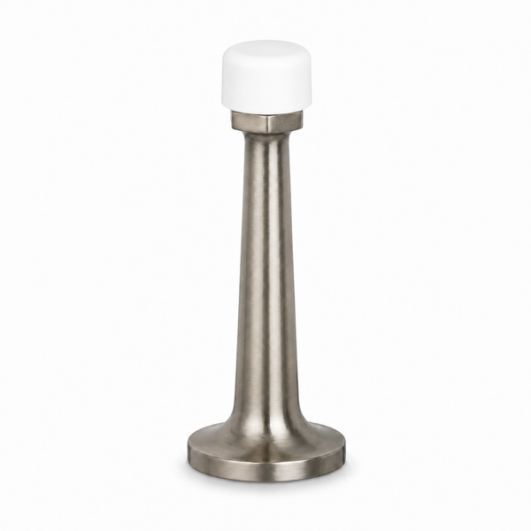 3″ Wall-Mount Door Stop – Solid Brass, Residential Grade, Satin Nickel (US15)