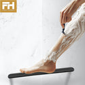 Hotel Style Shower Bar Footrest - Matte Black Finish