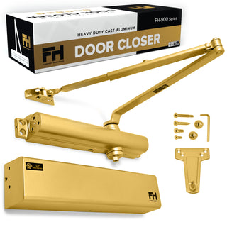 Heavy Duty Aluminum Commercial Door Closer - Gold