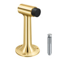 Heavy Duty 6″ Floor-Mount Door Stop – Solid Brass, Commercial Grade (Polished Brass)