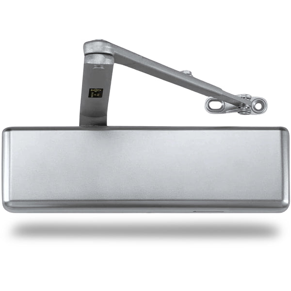 Extra Heavy Duty Commercial Door Closer Cast Iron - Aluminum Finish