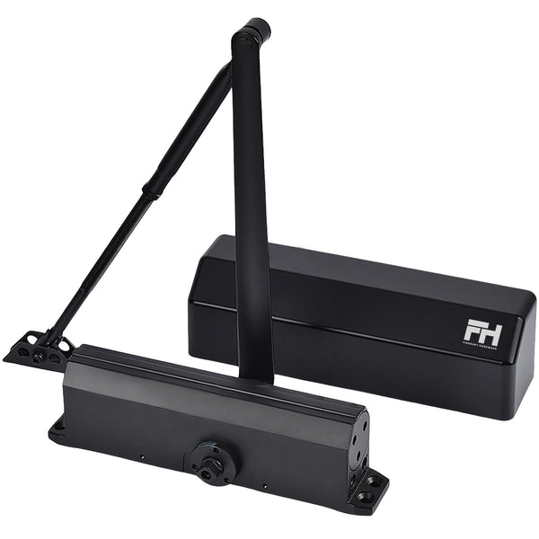 Medium/Heavy Duty Door Closer - Matte Black Finish