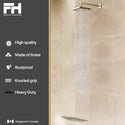 Hotel Style Shower Bar Footrest - Polished Brass Finish