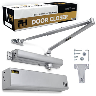 Heavy Duty Aluminum Commercial Door Closer - Aluminum