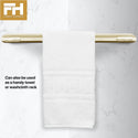 Hotel Style Shower Bar Footrest - Satin Brass Finish
