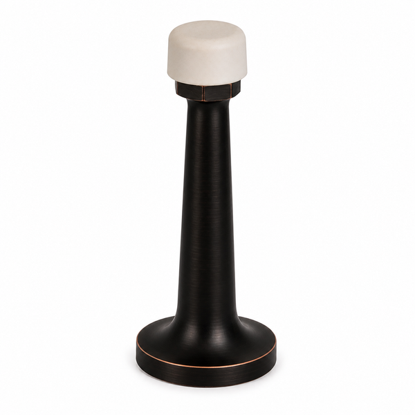 3″ Wall-Mount Door Stop – Solid Brass, Residential Grade, Oil Rubbed Bronze (US10B)