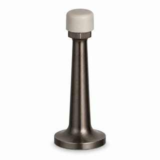 3″ Wall-Mount Door Stop – Solid Brass, Residential Grade, Pewter (US17A)
