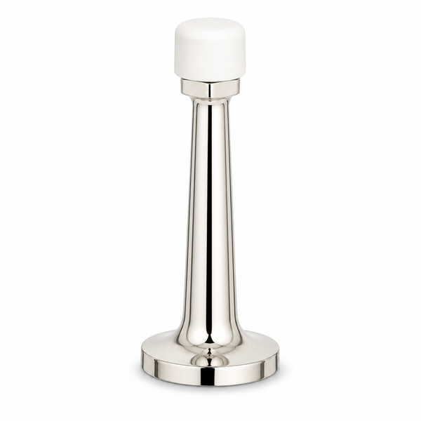 3″ Wall-Mount Door Stop – Solid Brass, Residential Grade, Polished Nickel (US14)