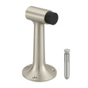 Heavy Duty 6″ Floor-Mount Door Stop – Solid Brass, Commercial Grade (Satin Nickel)