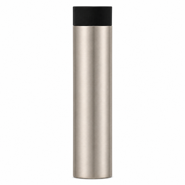 3" Wall-Mount Round Post Door Stop – Solid Brass, Residential Grade, Satin Nickel (US15)